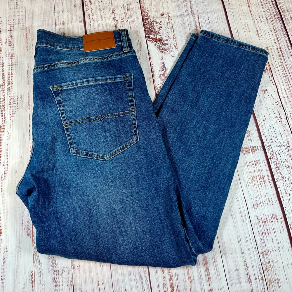 Lucky Brand Men's 412 Athletic Slim Fit Denim 2-Way Stretch Jeans Size 36 X 32